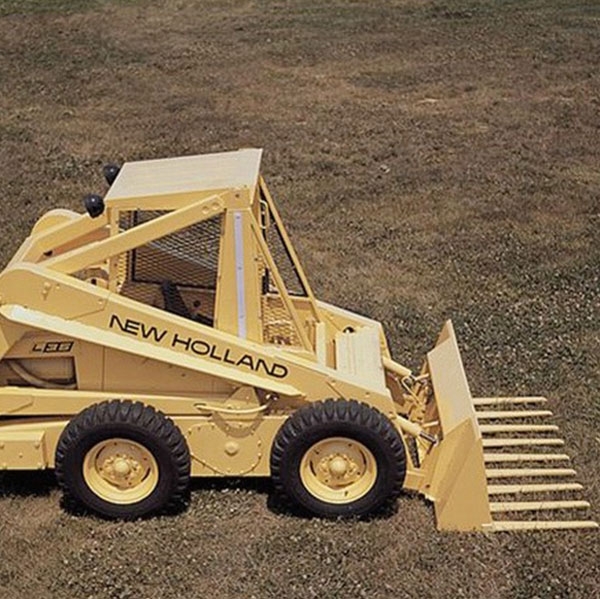 first-skid-steer-loader-new-holland-agriculture-history-1971